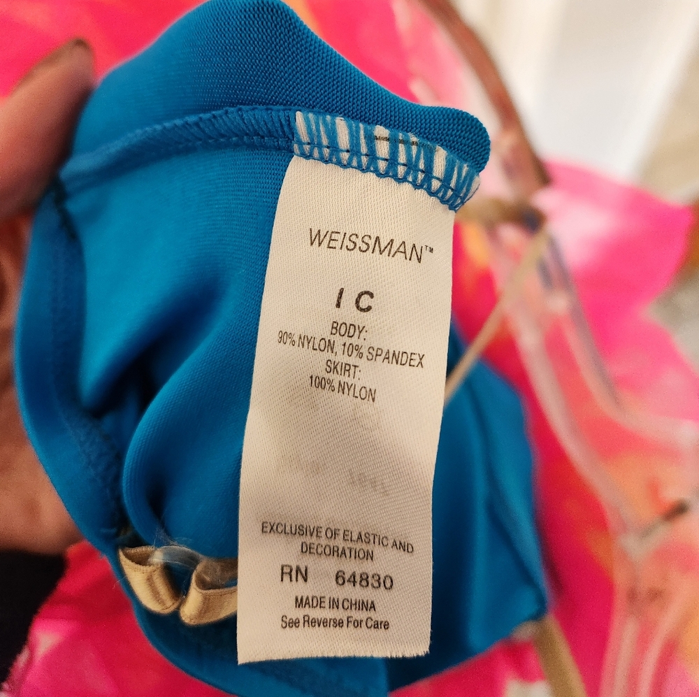 Weissman Girls Dance Leotard With Tutu, Size IC (7/8) - Picture 3 of 8